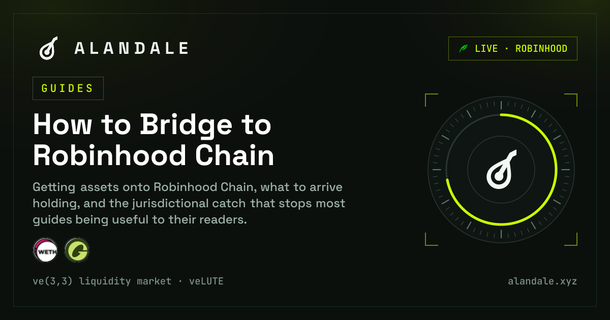 How to Bridge to Robinhood Chain