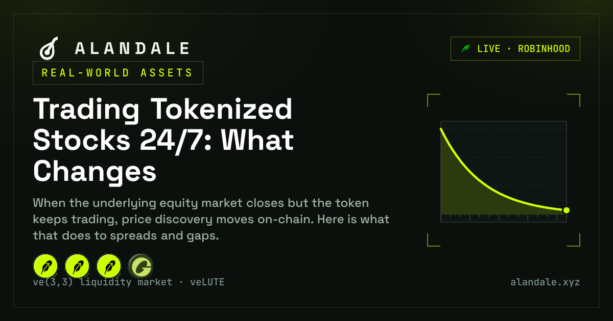 Trading Tokenized Stocks 24/7: What Changes